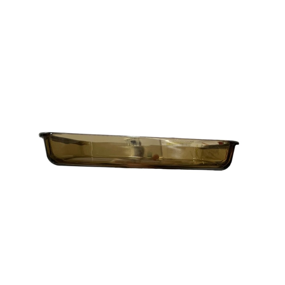 Pyrex Visions Amber Glass 2L Rectangular‎ Baking Dish 232 28x18x4cm USA Made
